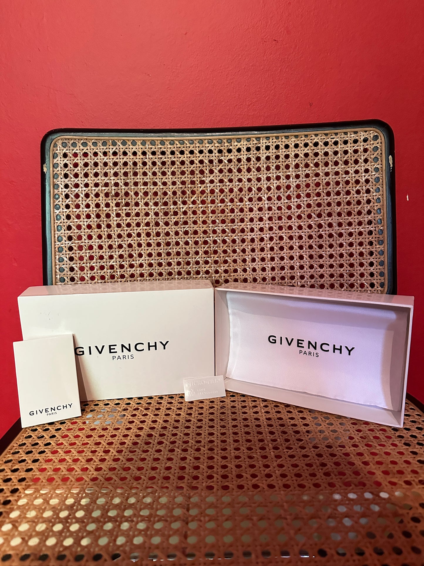 Givenchy Black Leather Long Wallet