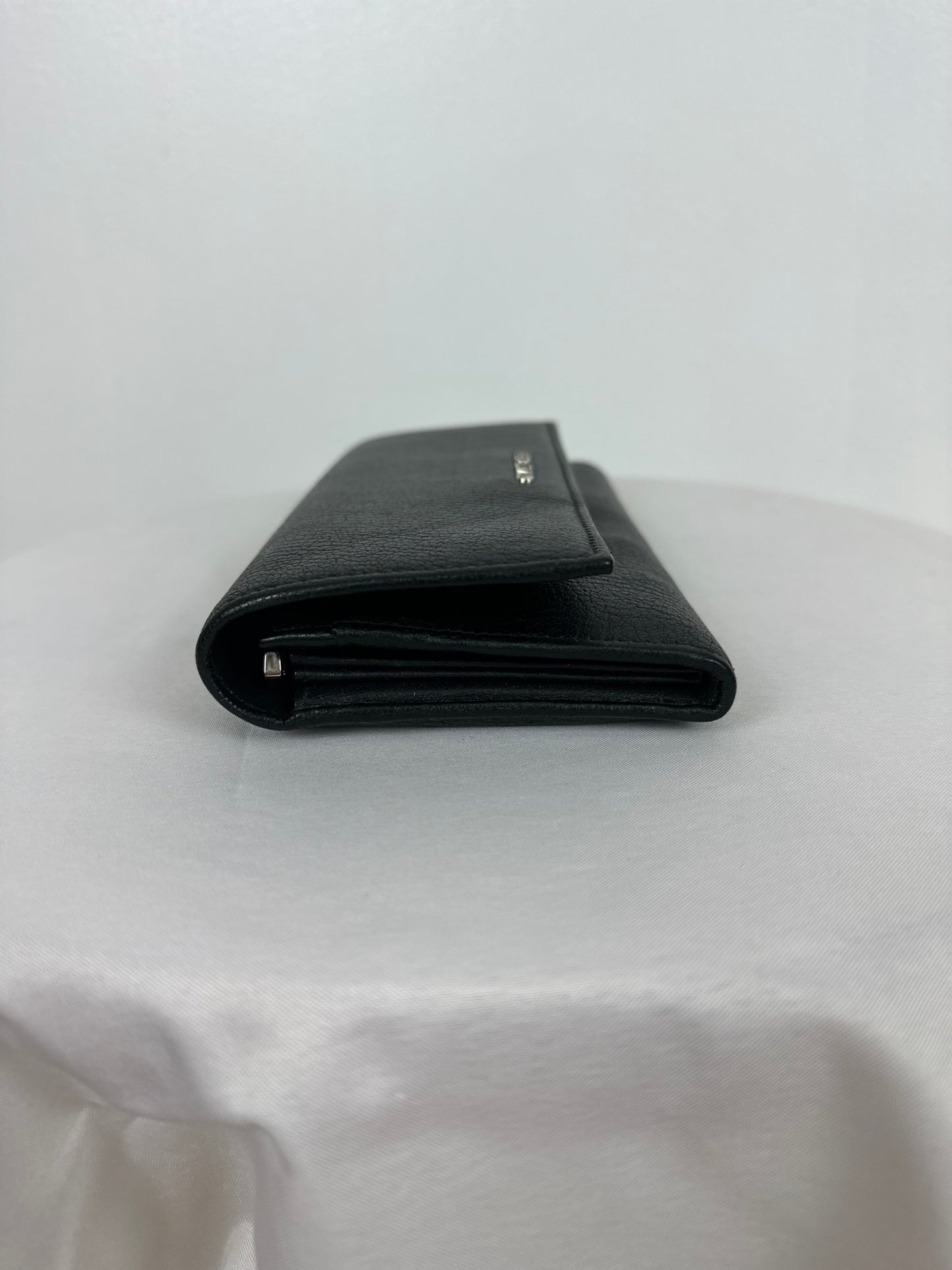 Givenchy Black Leather Long Wallet